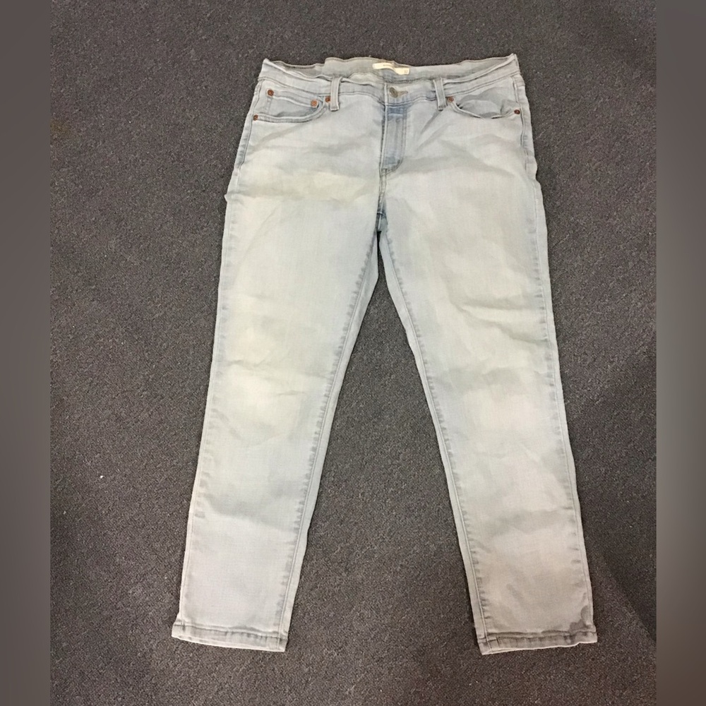 LEVIS VINTAGE RED TAB BOYFRIEND LIGHT WASH JEANS WOMENS 32x27